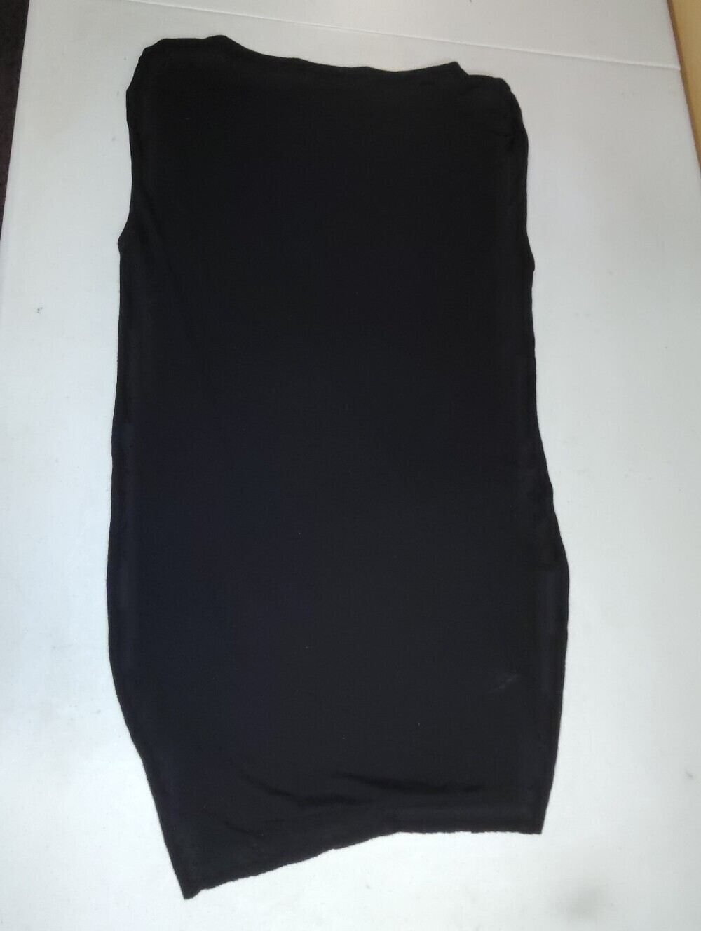 AllSaints Black Sleeveless Twisted Front Drape Dress/Tunic - Size Small - Picture 7 of 7